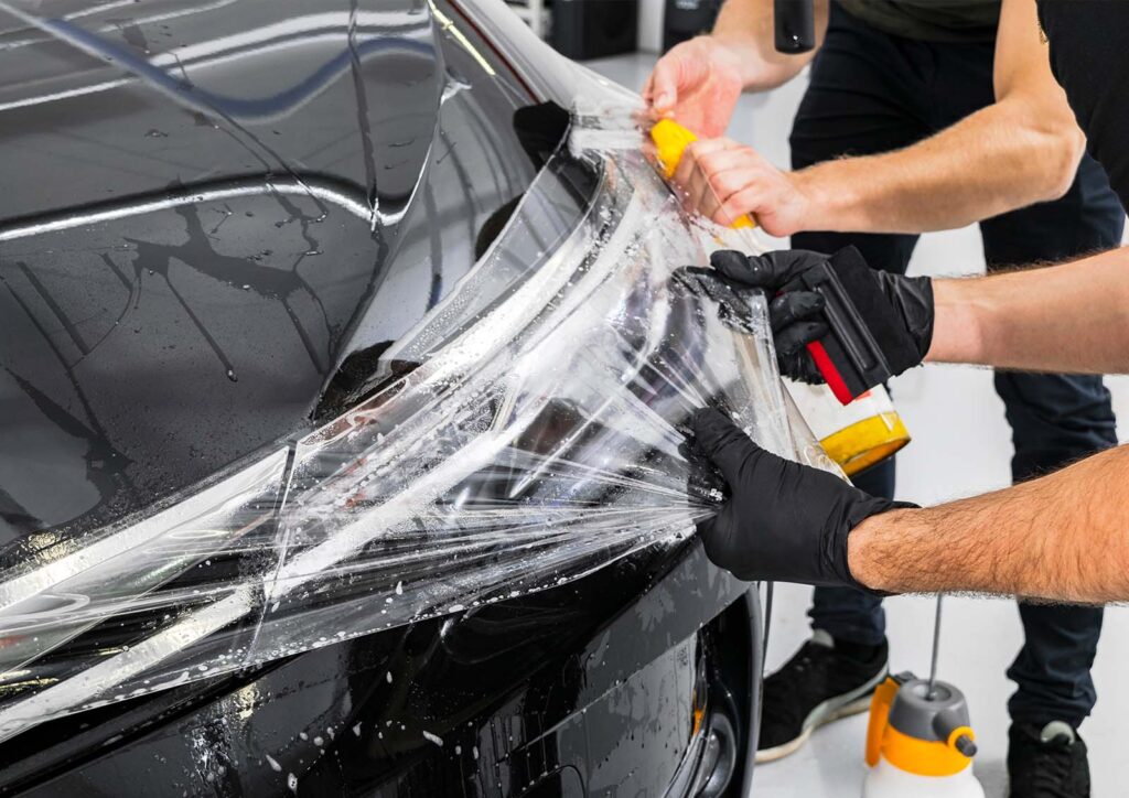 Car Paint Protection Film 2 1 Color PPF vs. Clear Bra: Which Paint Protection Film is Right for You in Boise? CITYNAME, STATE